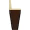 Ekena Millwork 2-Sided (L-beam) Rough Cedar Endurathane Faux Wood Ceiling Beam, Premium Hickory, 8"W x 8"H  x 8'L BMRC2C0080X080X096ZH - alternate 4